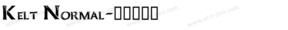 Kelt Normal字体转换